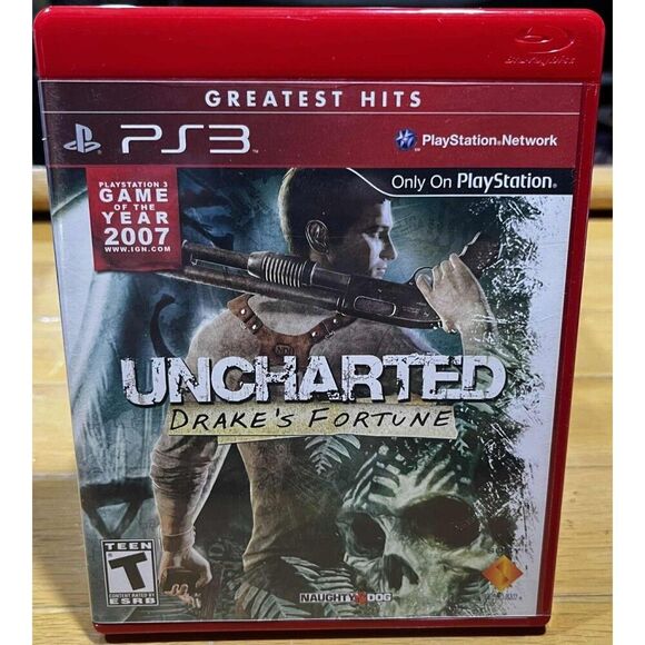 Uncharted: Drake's Fortune PlayStation 3 - PS3 - 2007 Greatest Hits Complete - Picture 1 of 4